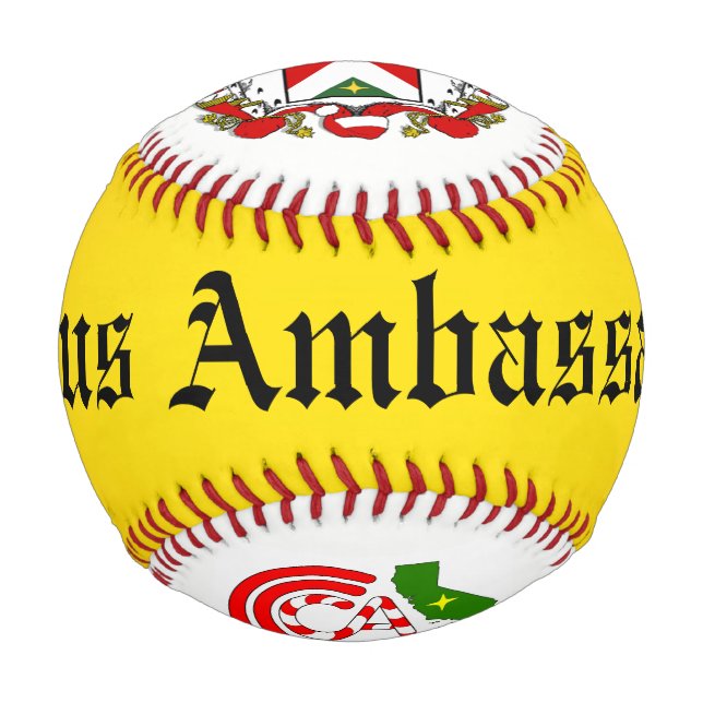Balle De Baseball Baseball - CCCA Personnalisé (Dos)