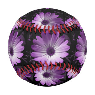 Balle De Baseball Baseball de Fleur de Fleur Purple Daisy