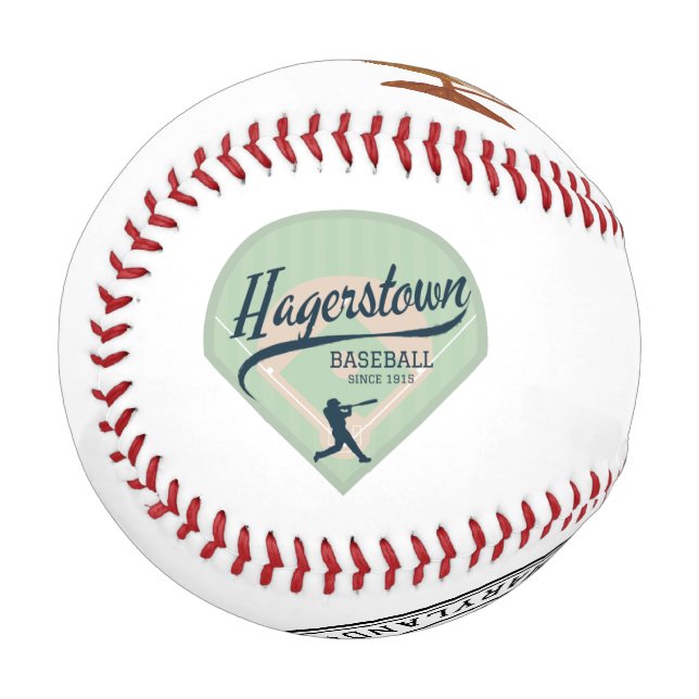 Balle De Baseball Baseball de Hagerstown depuis 1915 (Devant Gauche)