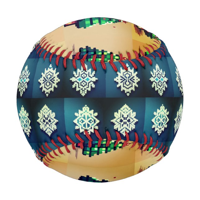 Balle De Baseball Baseball de Noël (Devant)
