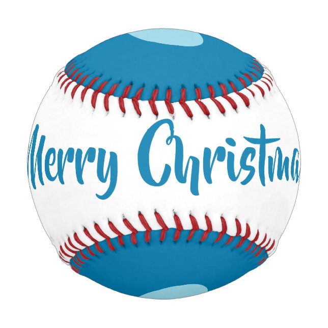 Balle De Baseball Baseball de Noël par dalDesignNZ (Dos)
