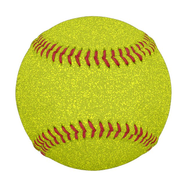 Balle De Baseball Baseball de pluie jaune (Devant)