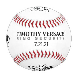 Balle De Baseball Baseball de porteur de bague