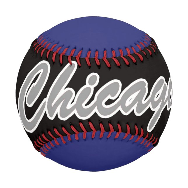 Balle De Baseball Baseball de Rivalence de Chicago Cross-town (Devant)