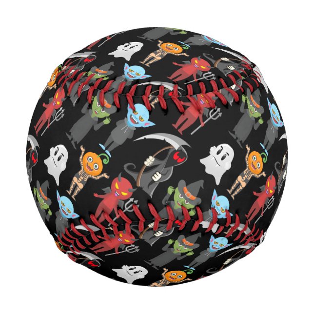 Balle De Baseball Baseball du parti Halloween (Devant)