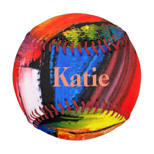 Balle De Baseball Baseball féminin multicolore