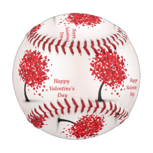 Balle De Baseball Baseball Heureuse Sainte-Valentin
