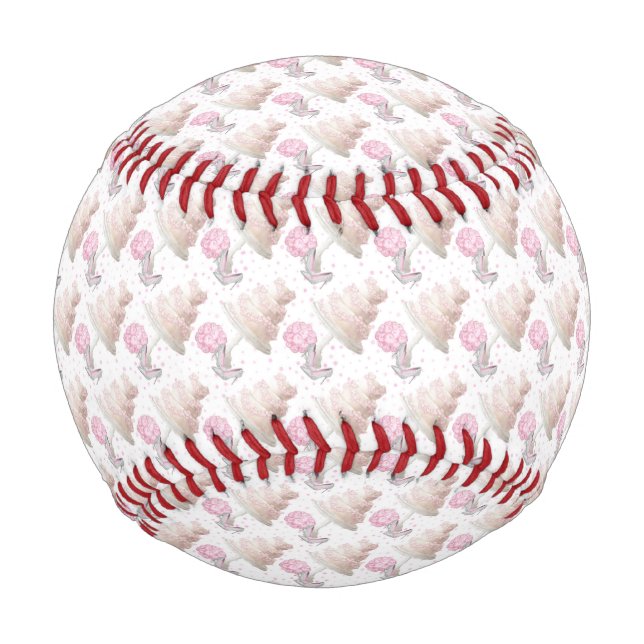 Balle De Baseball Baseball mariage Cake (Devant)