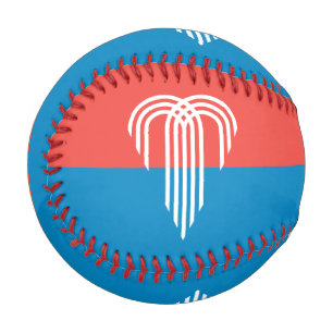 Balle De Baseball Baseball patriotique avec drapeau de Kansas City
