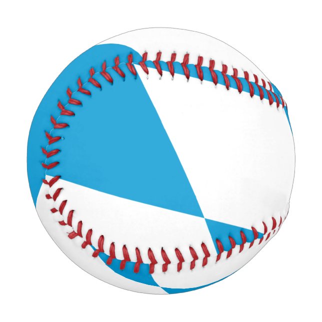Balle De Baseball Baseball patriotique avec drapeau de la Bavière (Devant Gauche)