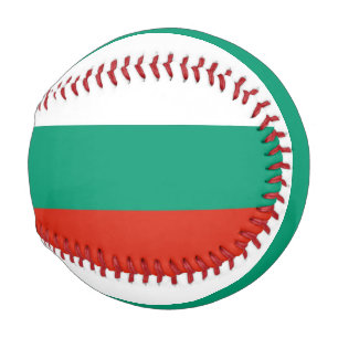 Balle De Baseball Baseball patriotique avec drapeau de la Bulgarie