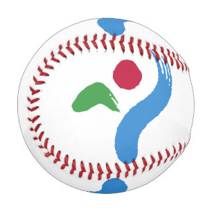 Balle De Baseball Baseball patriotique avec drapeau de Séoul, Corée