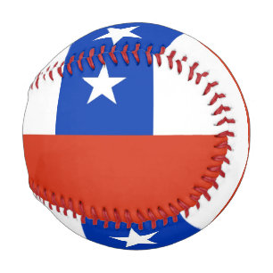 Balle De Baseball Baseball patriotique avec drapeau du Chili