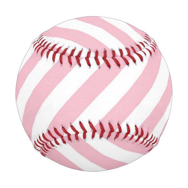 Balle De Baseball Baseball Personnalisé À Doublure Rose (Dos)