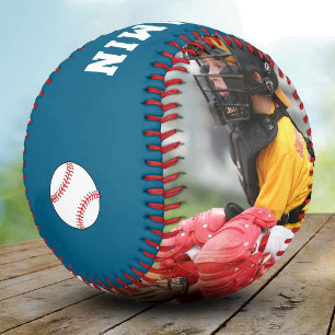 Balle De Baseball Baseball personnalisé avec nom Numéro Photo Enfant