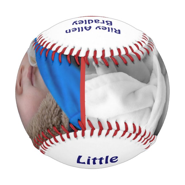 Balle De Baseball Baseball personnalisé pour nouveau-nés Cadeau bébé (Devant)