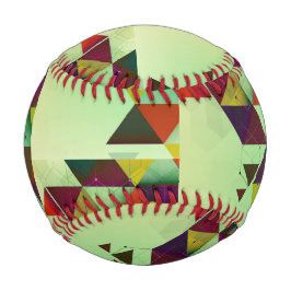 Balle De Baseball Baseball Triangles Abstrait