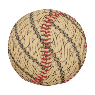 Balle De Baseball Batik Parang, motif indonésien, javanais, ethnique