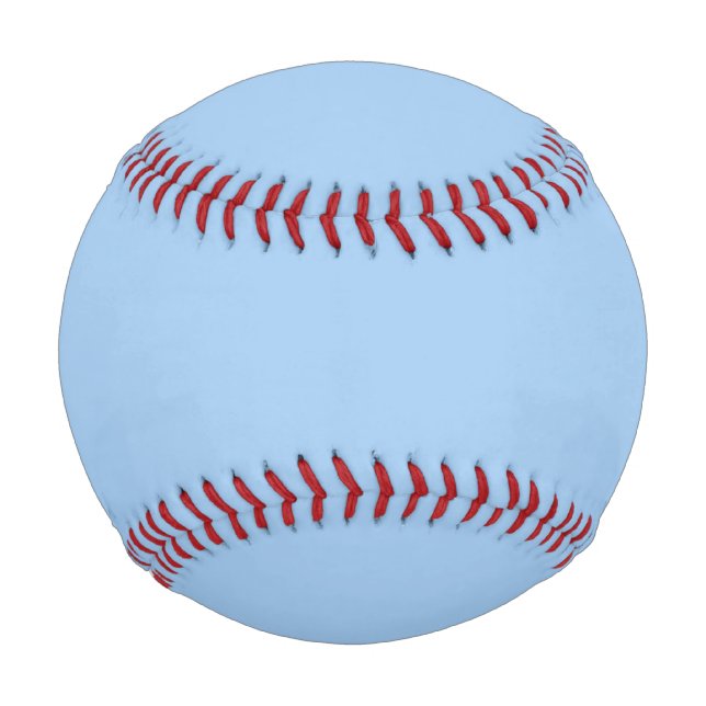 Balle De Baseball Bébé yeux bleus (couleur solide) (Devant)