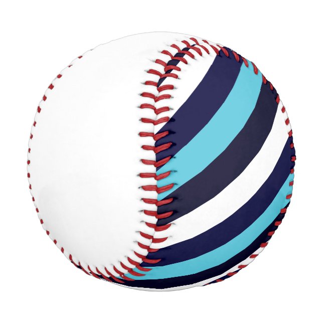 Balle De Baseball Bleu (Angle)