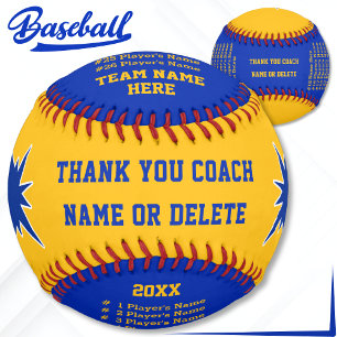 Balle De Baseball Bleu, Boule De Baseball Personnalisée En Or, Tous