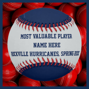 Balle De Baseball Bleu et gris baseball, MVP Player Award