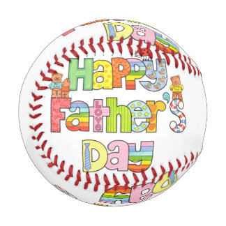 Balle De Baseball Bonne Fête des pères de base-ball