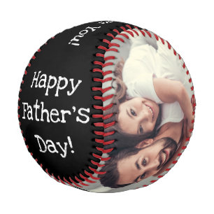 Balle De Baseball Bonne Fête des pères ! Meilleur. Papa. Jamais. P