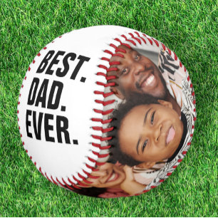 Balle De Baseball Bonne Fête des pères Meilleur Papa Jamais Personna