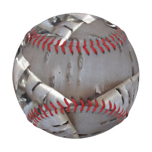 Balle De Baseball Bouleau Tortueux Écorce Arbre Rustique