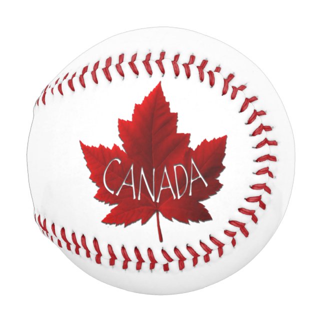 Balle De Baseball Boules de souvenirs du Canada Embossées (Devant Droite)