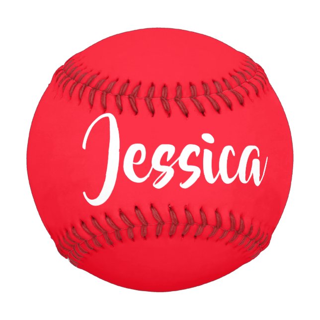Balle De Baseball Bright red solid (Devant)