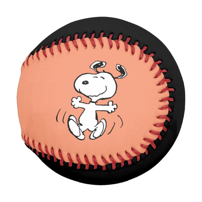 Balle De Baseball cacahuètes | Une Danse Heureuse Snoopy (Devant Droite)