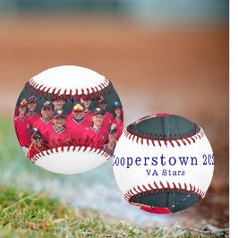 Balle De Baseball Cadeau de photo d'équipe de baseball personnalisé