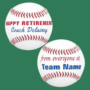 Balle De Baseball Cadeau de retraite
