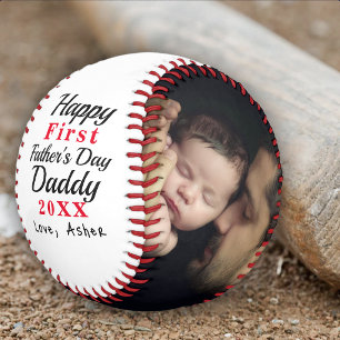 Balle De Baseball Cadeau personnalisé pour la première fête des père