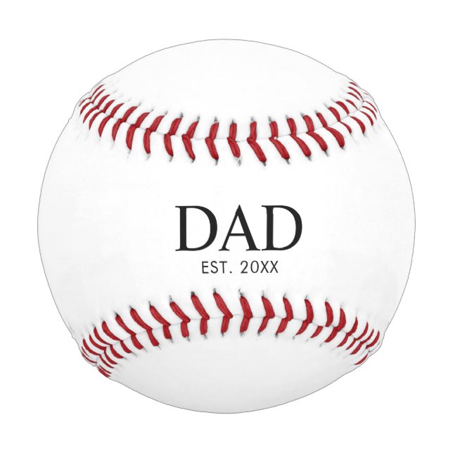 Balle De Baseball Cadeau pour nouveau papa (Devant)