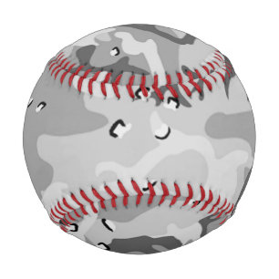 Balle De Baseball Camouflage gris d'hiver militaire Motif Baseball