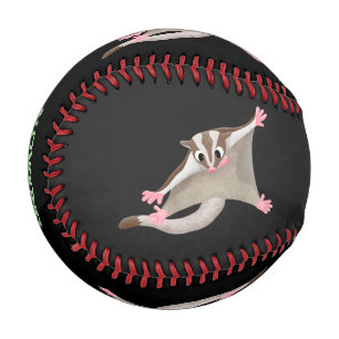 Balle De Baseball Caricature de planeur de sucre joyeux