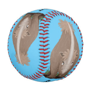 Balle De Baseball Caricature en élasmère de rhinocéros laineux