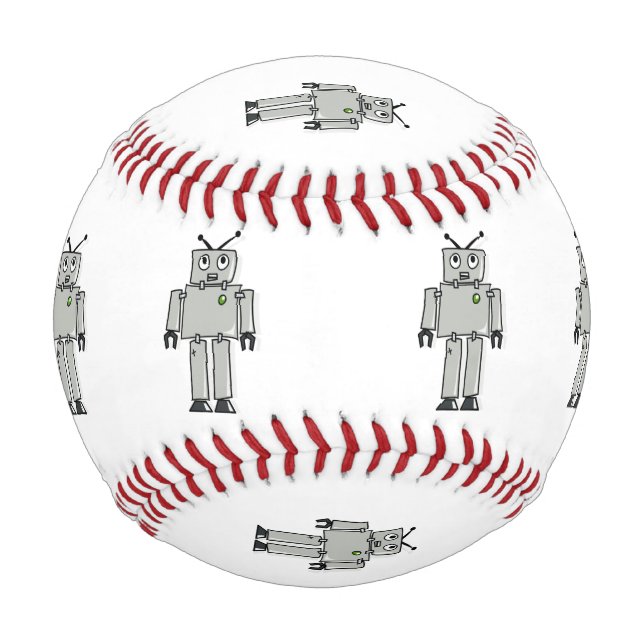 Balle De Baseball Caricature pour robot (Devant)