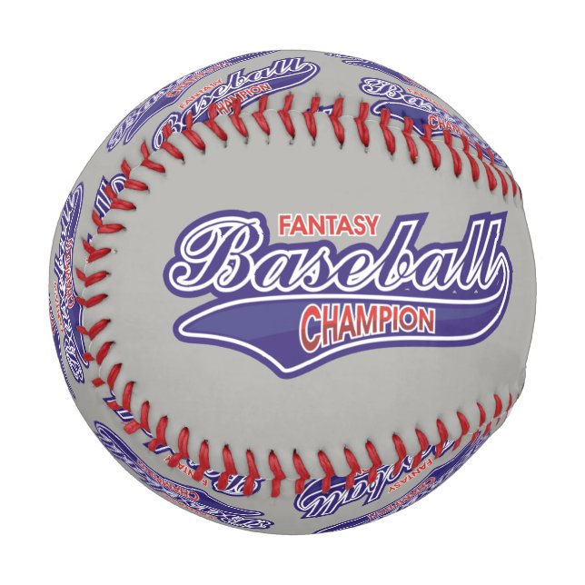Balle De Baseball Champion de baseball Imaginaire (Dos Droite)