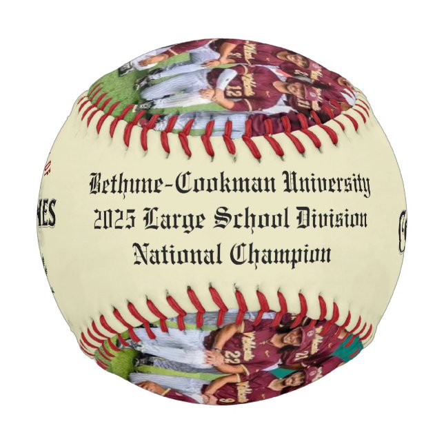 Balle De Baseball Championnat national de baseball des champions de  (Devant)