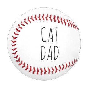 Balle De Baseball "Chat Papa" Simple Farmhouse moderne