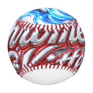 Balle De Baseball CHATON CHROMÉ Baseball Collectible 