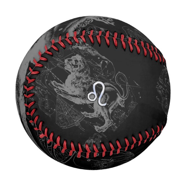 Balle De Baseball Chrome comme Leo Zodiac Connexion Hevelius (Devant Gauche)