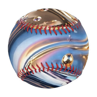 Balle De Baseball Chrome Holographique Arc-en-Ciel