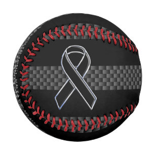 Balle De Baseball Chrome personnalisé comme Black Ribbon Memorial