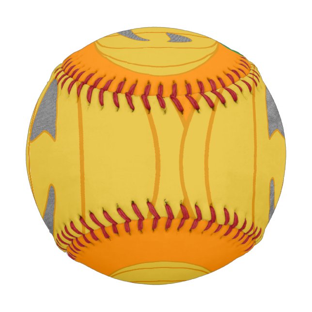Balle De Baseball Citrouille (Devant)