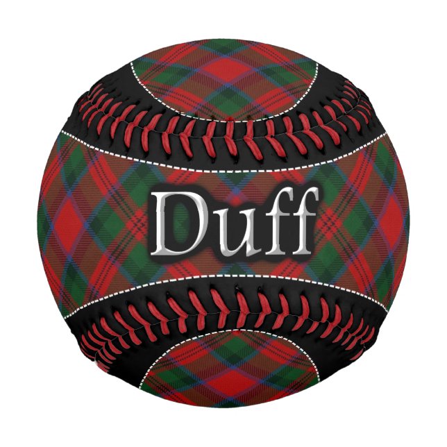 Balle De Baseball Clan Duff MacDuff Scottish Dream Tartan (Devant)